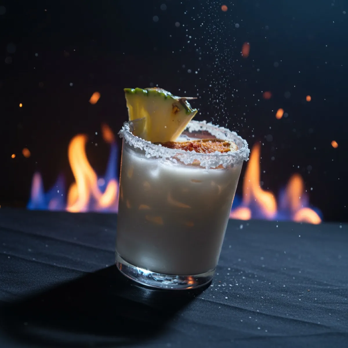 Cocktail coco mezcal - Fuego Fiesta