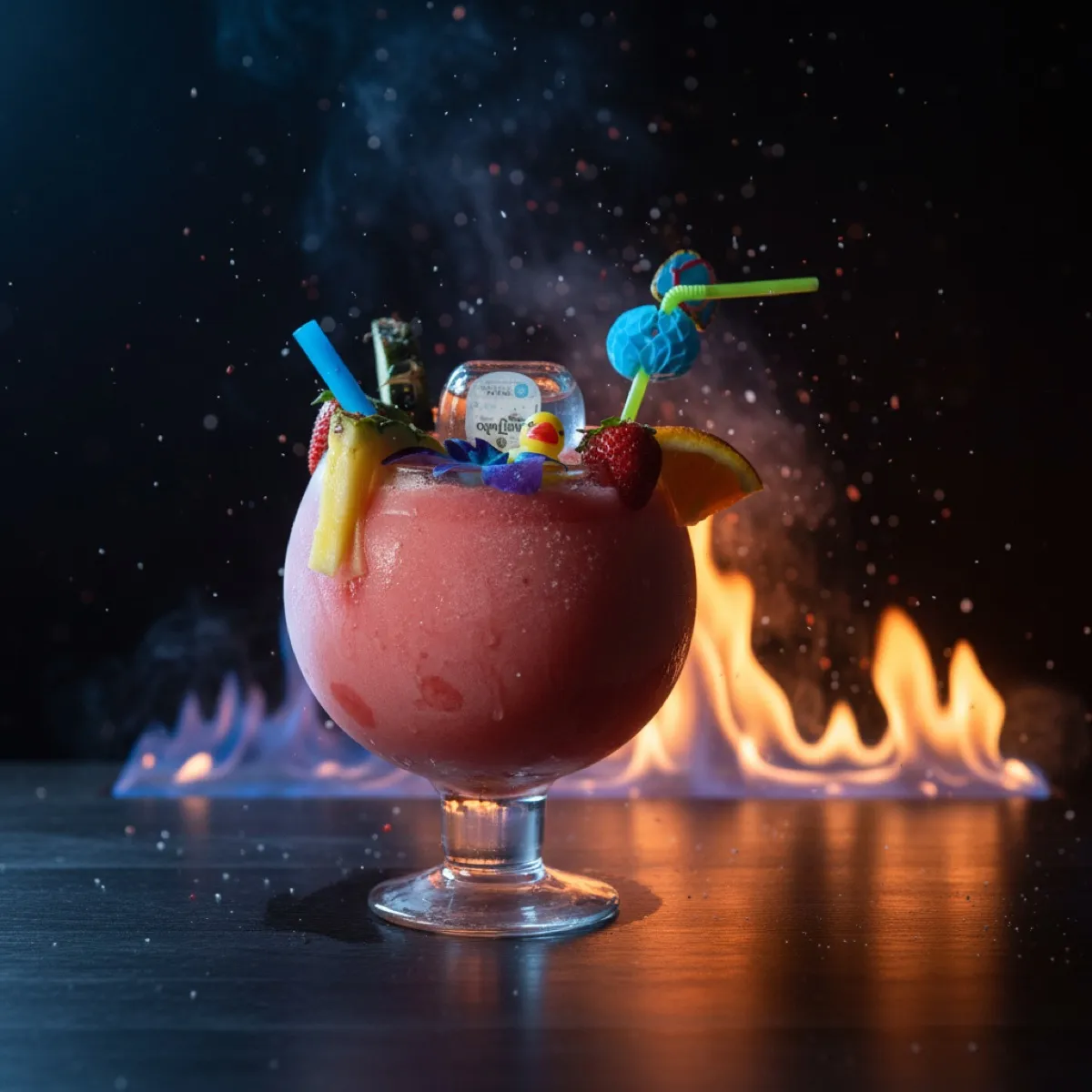 Cocktail Watermelon Bowl - Fuego Fiesta