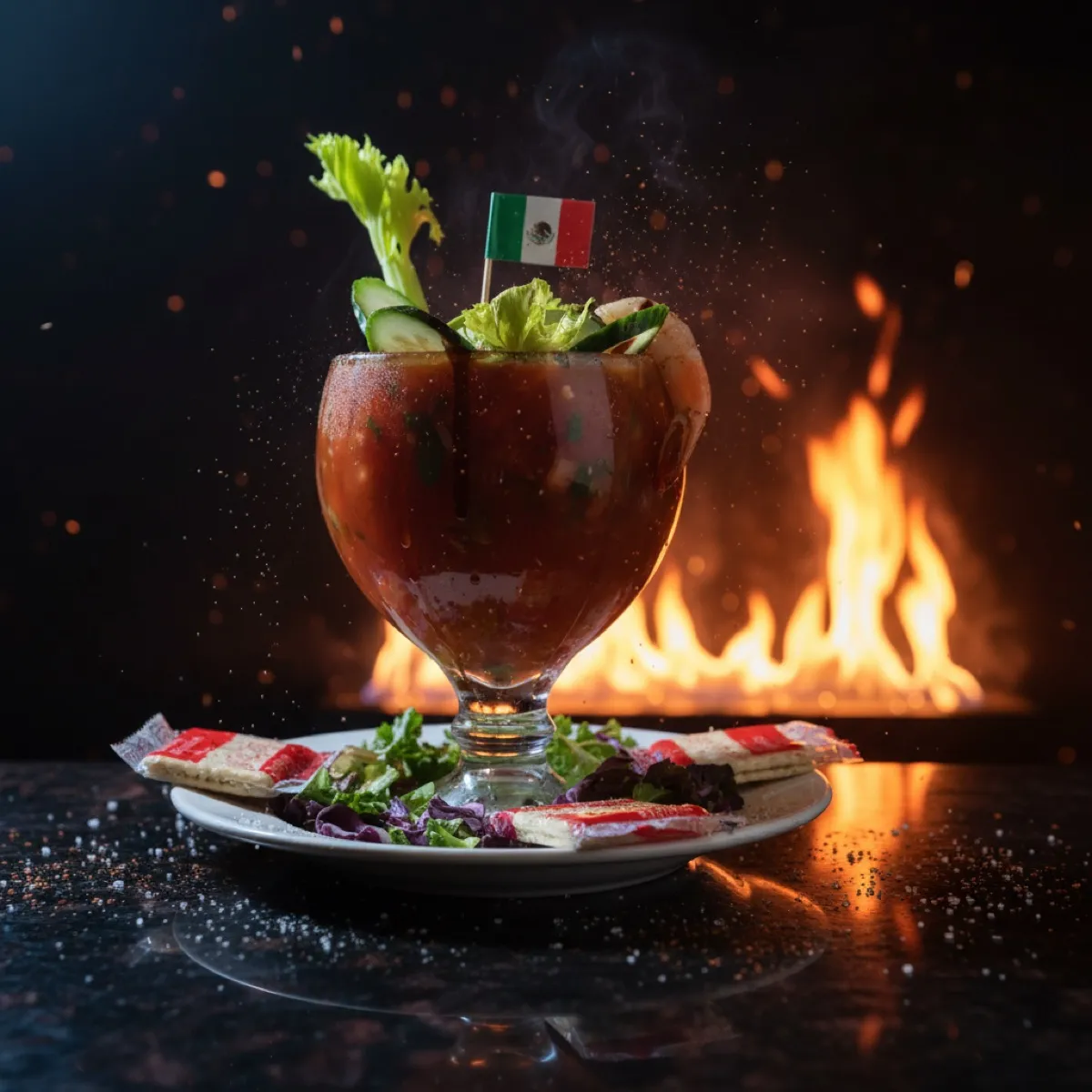 Cóctel de camarones mexicano - Fuego Fiesta