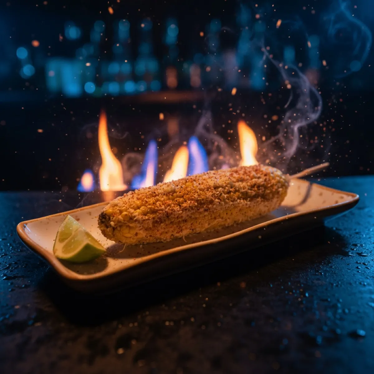 Elote tradicional mexicano - Fuego Fiesta