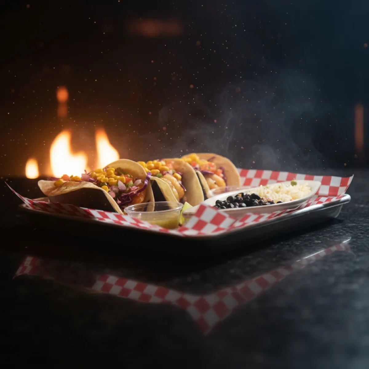 Tacos Baja estilo - Fuego Fiesta